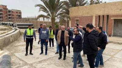 الإسكان: تنفيذ  المرحلة الثانية من محطة معالجة الصرف الصحي  لخدمة توسعات مدينة ١٥ مايو
