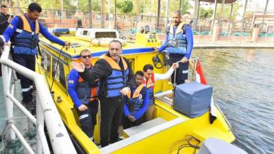 محافظ أسيوط يشهد تشغيل وتدشين أول مستشفى وإسعاف نهري في الصعيد