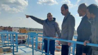 رئيس جهاز النوبارية الجديدة يتفقد محطة تنقية مياه الشرب وروافع الصرف الصحي لمتابعة أعمال التشغيل