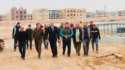 مسئولو "الإسكان" يتفقدون مشروعات المرافق الجاري تنفيذها لخدمة مدن ٦ أكتوبر