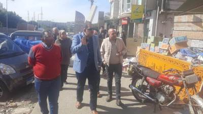 حملة مكبرة لرئيس جهاز الشروق  لرفع الاشغالات بالمدينة 