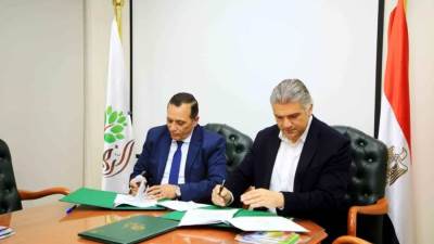 شركة تنمية الريف المصرى الجديد تتعاقد مع «حسن علام القابضة» لتنفيذ مشروع زراعى بمنطقة سهل المنيا الغربى