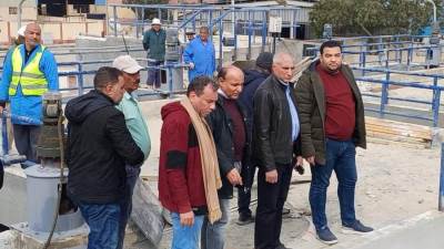 مسئولو "الإسكان" يتفقدون محطات المياه وروافع الصرف بمدينة العبور