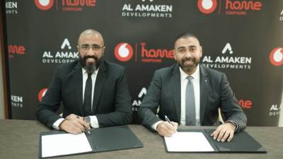 "الأماكن للتطوير" تتعاون مع "ڤودافون مصر" لتوفير حلول تكنولوجية ذكية في مشروعاتها السكنية