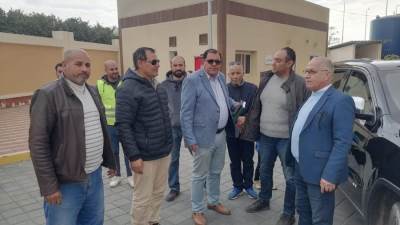 رئيس جهاز مدينة الشروق يتفقد محطة 1- 2 لرفع الصرف الصحى