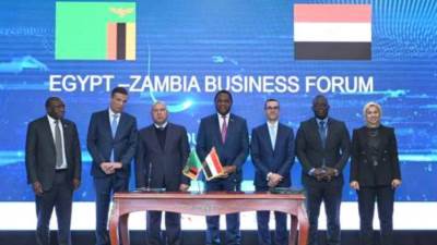 المقاولون العرب توقع مذكرة تفاهم مع زامبيا لتنفيذ 10 مشروعات للطرق والكباري