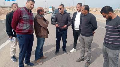 رئيس جهاز القري السياحية يتابع أعمال رفع كفاءة منطقة «الشانزليزيه والمسرح الروماني»