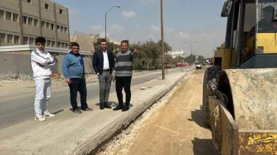 تكثيف أعمال تطوير الطرق والمرافق بالمناطق الصناعية بـ6 أكتوبر والسويس الجديدة