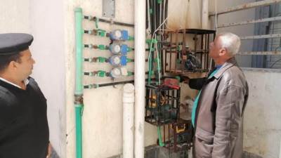 رئيس الجهاز: فصل 66 وصلة مياه خلسة بمدينة دمياط الجديدة 