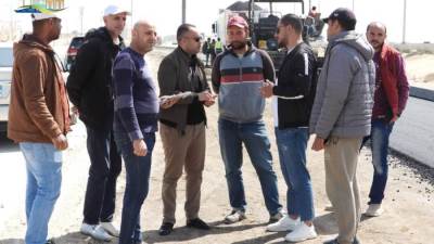 جولة تفقدية لرئيس جهاز القري السياحية  لمتابعة مشروعات رفع كفاءة الطرق والممر الملاحى بمارينا