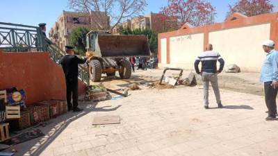 تنفيذ حملات إزالة لمخالفات بناء وتعديات بمدن الشروق وبدر وسوهاج الجديدة