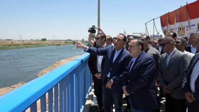«مدبولى» يفتتح مشروع كوبري "منقباد" بأسيوط