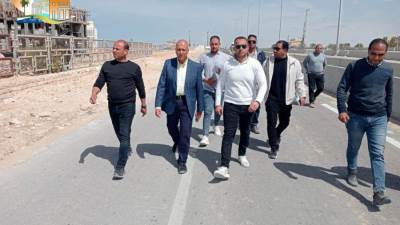 جولة تفقدية لنائب رئيس الهيئة لقطاع المرافق لمتابعة المشروعات الجاري تنفيذها بالقرى السياحية