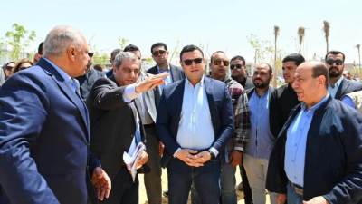 «الشربيني» يصدر حزمة من التوجيهات خلال جولته بمشروع «حدائق الفسطاط» ويشدد على الانتهاء وفقا للجدول الزمني المقرر