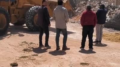 تنفيذ حملات إزالة لمخالفات بناء وتعديات بالساحل الشمالى الغربي