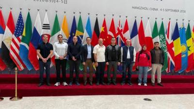 وزير الإسكان يتفقد المدينة الأولمبية بمنطقة الأعمال المركزية  بمدينة هانغتشو الصينية