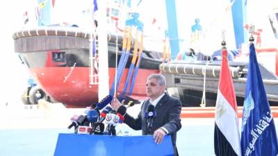 بالشراكة مع «ترسانة جنوب البحر الأحمر» ..تدشين القاطرتين عزم 1" و"عزم 2" بمصنع مصر للقاطرات