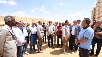 «الشربينى» يتفقد مشروع «سكن مصر» بأرض المعارض بالقاهرة الجديدة