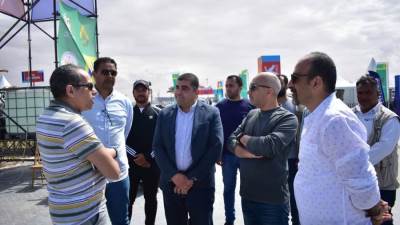 مسئولو «الإسكان» يتفقدون كومبوند مزارين والشواطيء والمدينة التراثية بالعلمين الجديدة