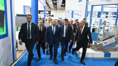 وزير الصناعة  يفتتح المعرض  الدولي التاسع للتبريد والتكييف