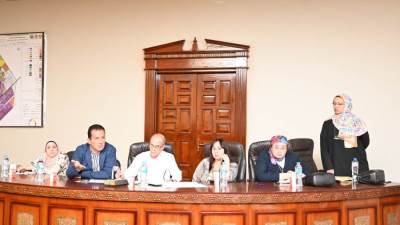 رئيس جهاز العاشر  يستقبل وفداً من «المجتمعات العمرانية» لبحث إعادة تخطيط وتطوير مراكز الخدمات