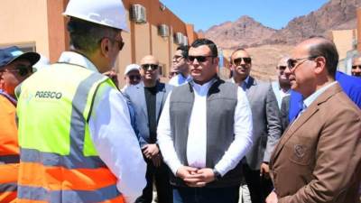 وزير الإسكان يتفقد مشروع تطوير موقع «التجلى الأعظم» بمدينة سانت كاترين بسيناء