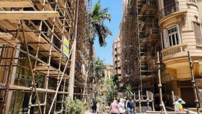 مسئولو "الإسكان" يتابعون أعمال تطوير منطقة وسط القاهرة وحديقة الأزبكية ضمن تطوير القاهرة الخديوية