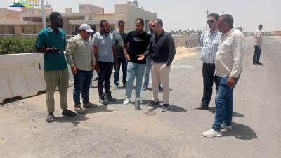 رئيس جهاز  القري السياحية يتابع أعمال رفع كفاءة وتطوير محطة المعالجة (102) وكوبرى "3"
