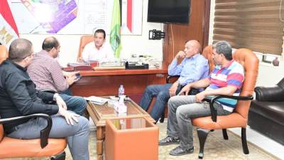 رئيس جهاز  العاشر يبحث مع «ساين» تطوير المحاور الرئيسية وحل الاختناقات المرورية