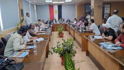 رئيس الجهاز: تخصيص محال تجارية بجلسة مزاد علنى وحملة على المخالفات بدمياط الجديدة