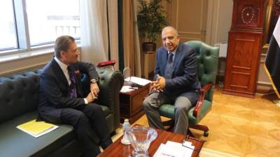 وزير الكهرباء للسفير السويسري: فرص استثمارية واعدة أمام الشركات السويسرية فى مجالات الطاقة 