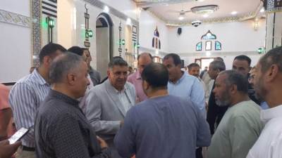 افتتاح مسجد جديد بالمنطقة  26 واسترداد وحدات  سكنية متعدى عليها بمدينة السادات