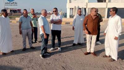 جولة تفقدية لرئيس جهاز القري السياحية لمتابعة الخدمات بمراقيا