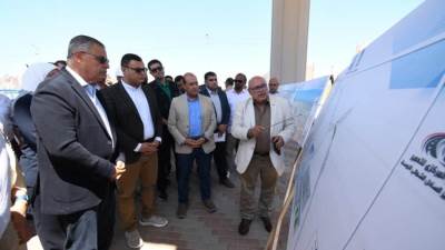 وزير الإسكان ومحافظ الإسكندرية يتفقدان مشروع إنشاء كوبرى 45 "محور السادات"  