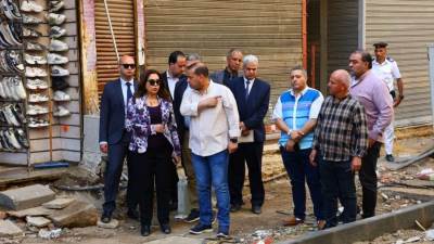 بتكلفة 38 مليون جنيه .. وزيرة التنمية المحلية تتفقد أعمال تنفيذ المرحلة الأولى من تطوير سوق العتبة