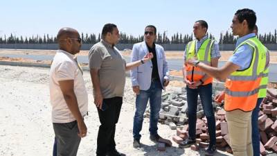 رئيس جهاز العاشر  يتفقد أعمال تطوير المرافق والطرق بالمنطقة الصناعية الثقيلة