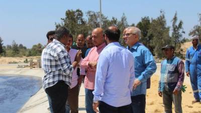 مسئولو «الإسكان» يتفقدون مشروعات دعم وتطوير البنية الأساسية بمدينة برج العرب الجديدة