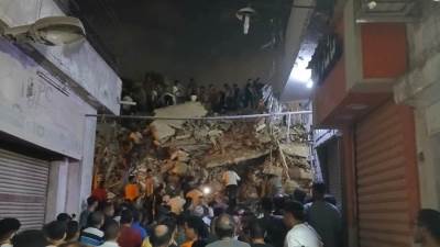 وزيرة التضامن توجه بصرف التعويضات لأسر ضحايا عقار السيدة زينب المنهار 