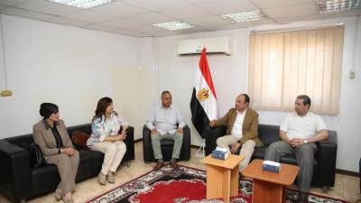 وزير قطاع الأعمال يتفقد «دمياتكس» ويؤكد: مشروع الجينز إضافة نوعية لصناعة الغزل والنسيج