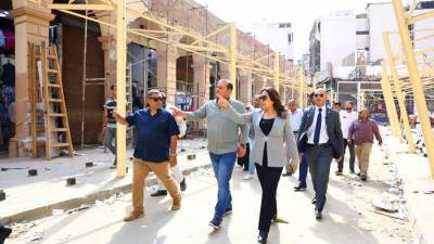 وزيرة التنمية المحلية: 90% نسبة إنجاز تطوير سوق العتبة بالقاهرة بتكلفة 38 مليون جنيه