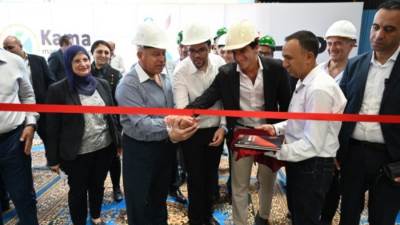 كامل الوزير يفتتح خط إنتاج جديد لألواح الألومنيوم بـ «كاما للمعادن»