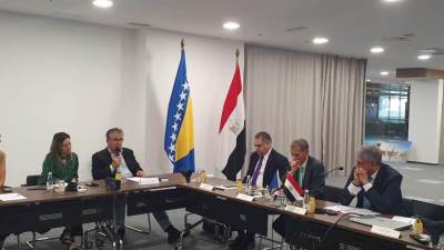 وزير السياحة والآثار يبحث في البوسنة والهرسك تعزيز التعاون وزيادة الحركة السياحية إلى مصر