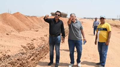 رئيس جهاز العاشر يتفقد أعمال المرافق بين A2 وA5 ويوجّه بسرعة الإنجاز 