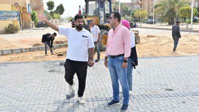 رئيس جهاز العاشر  يتابع أعمال الزراعة والنظافة ويشدد على رفع كفاءة الخدمات