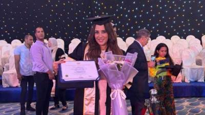 ميادة نبيل تحصل على ماجستير إدارة الموارد البشرية من الأكاديمية العربية للعلوم والتكنولوجيا