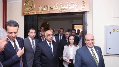 وزير العدل يفتتح محكمة كفر الدوار ويتفقد أعمال تطوير مجمع محاكم دمنهور
