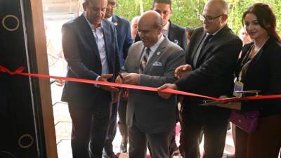 افتتاح وتشغيل مجمع الشهر العقاري والتوثيق الجديد بمدينة العاشر