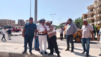 حملة مكبرة لإزالة مخالفات البناء بمدينة الشروق «صور»