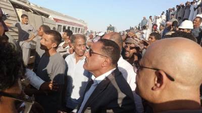 «الصحة»: ارتفاع أعداد مصابي حادث قطار مطروح إلى 94 مصابا