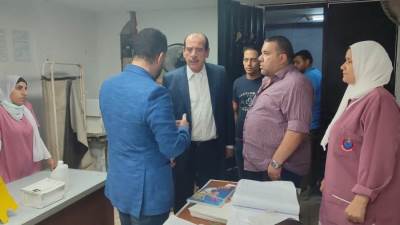خلال جولة مفاجئة .. نائب وزير الصحة يحيل إدارة مستشفى أم المصريين للتحقيق